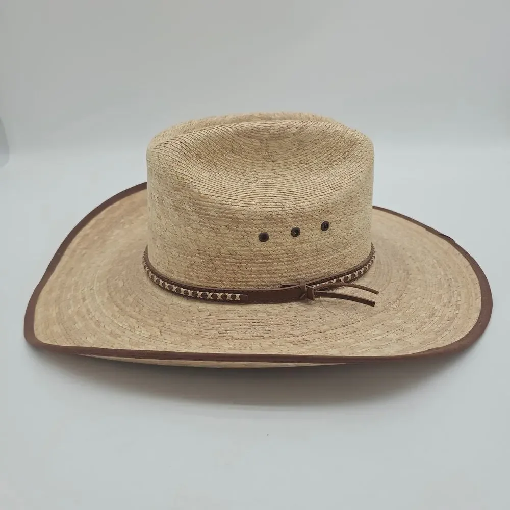 Resistol Genuine Mexican Palm Cowboy Hat Men’s Size 7‎ 1/8